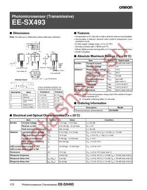 EE-SX493 datasheet  